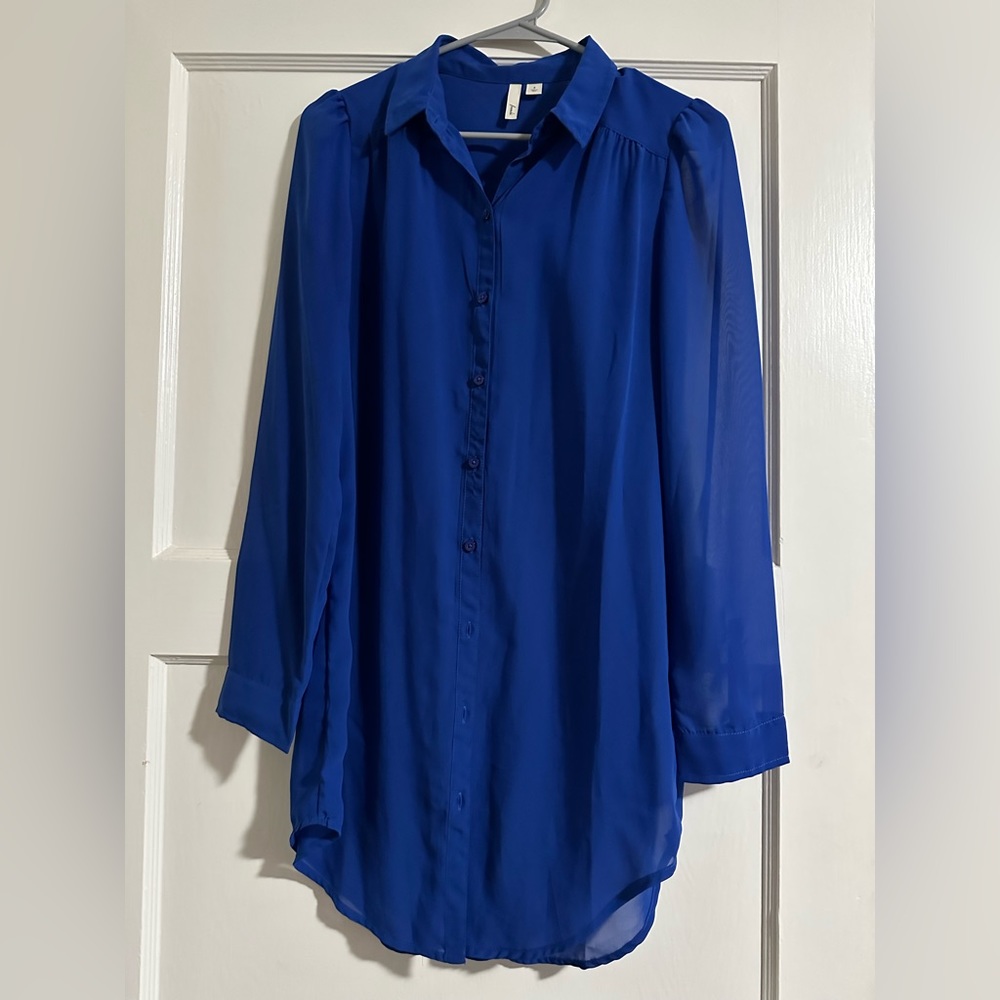 Gorgeous royal blue blouse